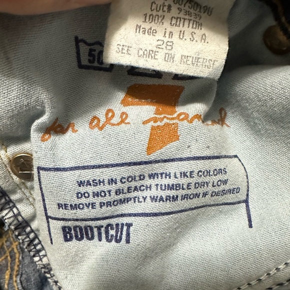 7 For All Mankind Women’s Bootcut Jeans - Picture 5 of 5